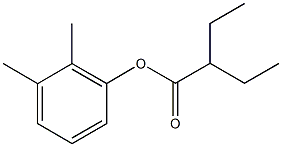 2,3-dimethylphenyl 2-ethylbutanoate Structure