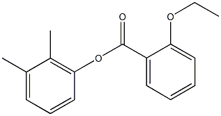 2,3-dimethylphenyl 2-ethoxybenzoate Structure