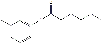 2,3-dimethylphenyl hexanoate Structure