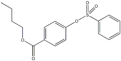 butyl 4-[(phenylsulfonyl)oxy]benzoate|