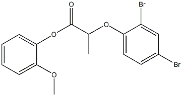 723759-46-4 2-methoxyphenyl 2-(2,4-dibromophenoxy)propanoate