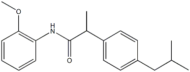 2-(4-isobutylphenyl)-N-(2-methoxyphenyl)propanamide|