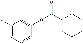 2,3-dimethylphenyl cyclohexanecarboxylate 结构式