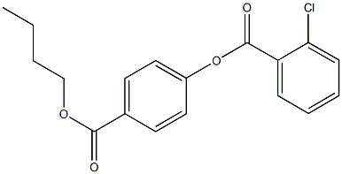 4-(butoxycarbonyl)phenyl 2-chlorobenzoate,723759-73-7,结构式