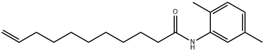 N-(2,5-dimethylphenyl)-10-undecenamide Struktur