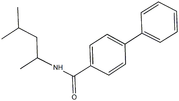 N-(1,3-dimethylbutyl)[1,1'-biphenyl]-4-carboxamide Structure