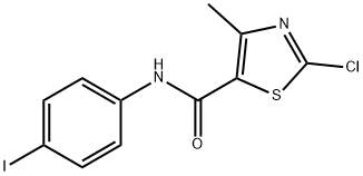 724429-07-6 2-chloro-N-(4-iodophenyl)-4-methyl-1,3-thiazole-5-carboxamide