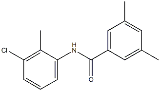 N-(3-chloro-2-methylphenyl)-3,5-dimethylbenzamide Struktur