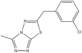 724430-24-4 6-(3-chlorobenzyl)-3-methyl[1,2,4]triazolo[3,4-b][1,3,4]thiadiazole