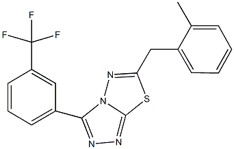 724430-70-0 6-(2-methylbenzyl)-3-[3-(trifluoromethyl)phenyl][1,2,4]triazolo[3,4-b][1,3,4]thiadiazole