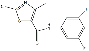 2-chloro-N-(3,5-difluorophenyl)-4-methyl-1,3-thiazole-5-carboxamide|