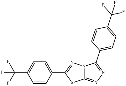 3,6-bis[4-(trifluoromethyl)phenyl][1,2,4]triazolo[3,4-b][1,3,4]thiadiazole|