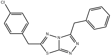 724431-92-9 3-benzyl-6-(4-chlorobenzyl)[1,2,4]triazolo[3,4-b][1,3,4]thiadiazole