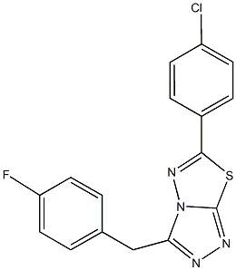 724434-23-5 6-(4-chlorophenyl)-3-(4-fluorobenzyl)[1,2,4]triazolo[3,4-b][1,3,4]thiadiazole