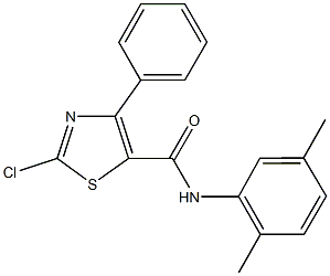 724434-68-8 2-chloro-N-(2,5-dimethylphenyl)-4-phenyl-1,3-thiazole-5-carboxamide