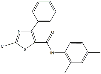 2-chloro-N-(2,4-dimethylphenyl)-4-phenyl-1,3-thiazole-5-carboxamide|