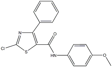 724434-77-9 2-chloro-N-(4-methoxyphenyl)-4-phenyl-1,3-thiazole-5-carboxamide