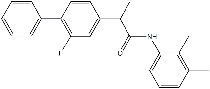 N-(2,3-dimethylphenyl)-2-(2-fluoro[1,1'-biphenyl]-4-yl)propanamide Structure