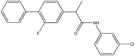 N-(3-chlorophenyl)-2-(2-fluoro[1,1'-biphenyl]-4-yl)propanamide|
