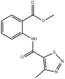 methyl 2-{[(4-methyl-1,2,3-thiadiazol-5-yl)carbonyl]amino}benzoate,724435-67-0,结构式