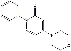 5-(4-morpholinyl)-2-phenyl-3(2H)-pyridazinone|