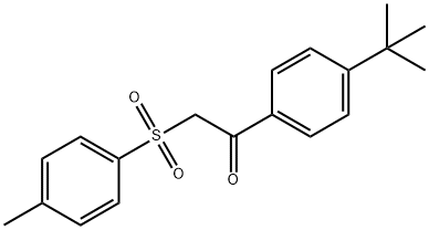 1-(4-tert-butylphenyl)-2-[(4-methylphenyl)sulfonyl]ethanone,724439-47-8,结构式