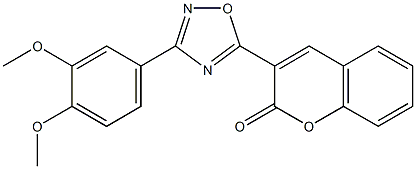 3-[3-(3,4-dimethoxyphenyl)-1,2,4-oxadiazol-5-yl]-2H-chromen-2-one|