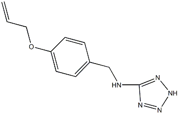 N-[4-(allyloxy)benzyl]-N-(2H-tetraazol-5-yl)amine Structure