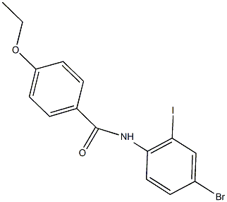 N-(4-bromo-2-iodophenyl)-4-ethoxybenzamide 结构式