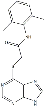 724450-93-5 N-(2,6-dimethylphenyl)-2-(9H-purin-6-ylsulfanyl)acetamide