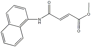 methyl 4-(1-naphthylamino)-4-oxo-2-butenoate Struktur
