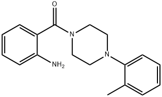 2-{[4-(2-methylphenyl)-1-piperazinyl]carbonyl}phenylamine Struktur