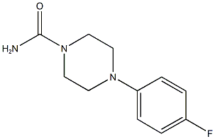 4-(4-fluorophenyl)-1-piperazinecarboxamide Struktur