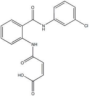 724456-21-7 4-{2-[(3-chloroanilino)carbonyl]anilino}-4-oxo-2-butenoic acid