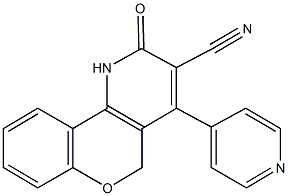 2-oxo-4-(4-pyridinyl)-1,5-dihydro-2H-chromeno[4,3-b]pyridine-3-carbonitrile,724702-03-8,结构式