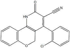 724702-05-0 4-(2-chlorophenyl)-2-oxo-1,5-dihydro-2H-chromeno[4,3-b]pyridine-3-carbonitrile