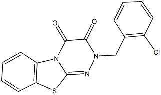 2-(2-chlorobenzyl)-2H-[1,2,4]triazino[3,4-b][1,3]benzothiazole-3,4-dione|