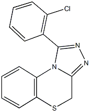 1-(2-chlorophenyl)-4H-[1,2,4]triazolo[3,4-c][1,4]benzothiazine Structure