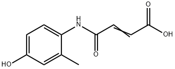 4-(4-hydroxy-2-methylanilino)-4-oxo-2-butenoicacid,724736-43-0,结构式