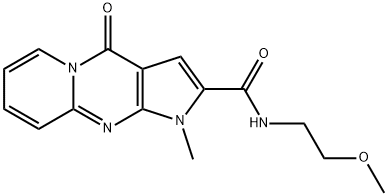 N-(2-methoxyethyl)-1-methyl-4-oxo-1,4-dihydropyrido[1,2-a]pyrrolo[2,3-d]pyrimidine-2-carboxamide,724738-81-2,结构式