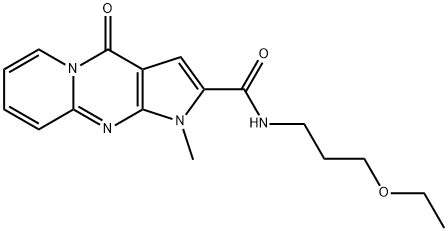 N-(3-ethoxypropyl)-1-methyl-4-oxo-1,4-dihydropyrido[1,2-a]pyrrolo[2,3-d]pyrimidine-2-carboxamide Structure