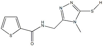 N-[(4-methyl-5-sulfanyl-4H-1,2,4-triazol-3-yl)methyl]-2-thiophenecarboxamide Structure