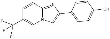 4-[6-(trifluoromethyl)imidazo[1,2-a]pyridin-2-yl]phenol Structure