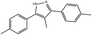 4-methyl-3,5-bis(4-methylphenyl)-1H-pyrazole Structure