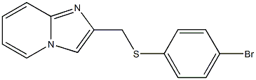 4-bromophenyl imidazo[1,2-a]pyridin-2-ylmethyl sulfide Structure