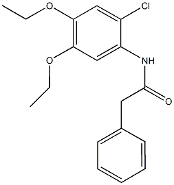 N-(2-chloro-4,5-diethoxyphenyl)-2-phenylacetamide Structure