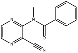 724744-29-0 N-(3-cyano-2-pyrazinyl)-N-methylbenzamide