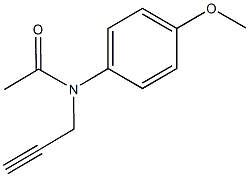 N-(4-methoxyphenyl)-N-(2-propynyl)acetamide Structure