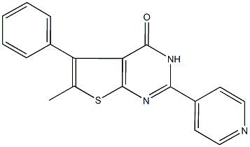 724746-13-8 6-methyl-5-phenyl-2-(4-pyridinyl)thieno[2,3-d]pyrimidin-4(3H)-one