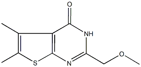 2-(methoxymethyl)-5,6-dimethylthieno[2,3-d]pyrimidin-4(3H)-one Structure